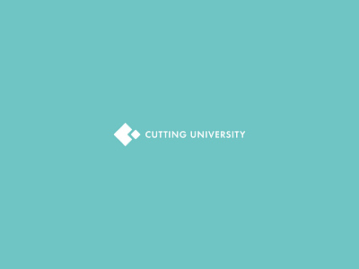 Cutting University Logo animals branding dailylogo dailylogochallenge design lettering logo logodesign vector
