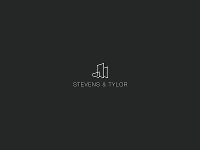 Stevens & Tylor Logo architecture dailylogo dailylogochallenge design logo logodesign sign vector