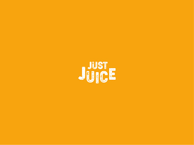 Just Juice Logo branding dailylogo dailylogochallenge juice just juice lettering logo logodesign typography
