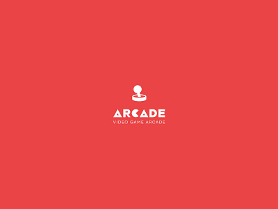 Arcade Logo arcade branding dailylogo dailylogochallenge illustration joystick lettering logo logodesign vector