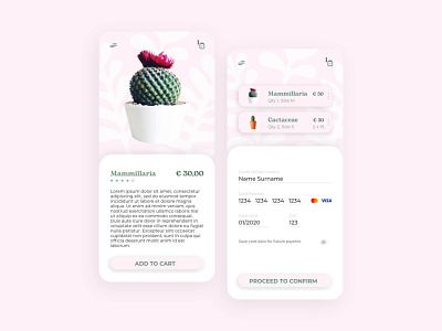 Credit Card Check out app app design checkout dailyui plants ui ui design