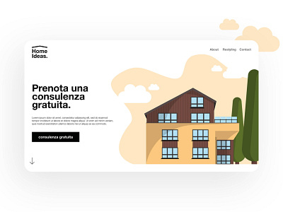 Landing Page building call to action dailyui home illustration landingpage ui uidesign vector illustration