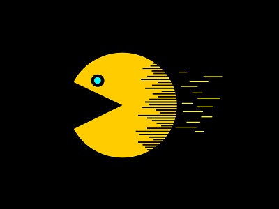 pacman design illustration wallpaper