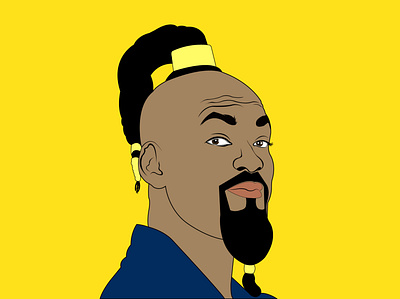 will smith the genie illustration vector design