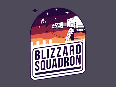 Blizzard Squadron Logo branding branding design club gaming gaming logo illustraion illustrator logo logo design star wars starwars vector vector art