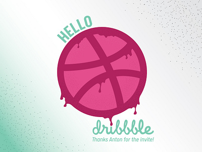 Hello Dribbble! adobe branding branding design club graphic design icon illustraion logo logo design vector