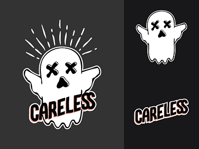 Careless Ghost adobe brand identity branding design ghost ghosts graphic design icon illustration logo spooky vector