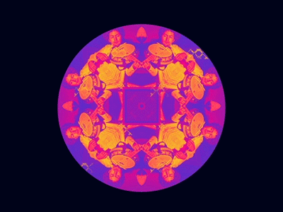 FESTELAR - Kaleidoscope #1 animation geometry gif kaleida kaleidoscope motion graphics music music festival