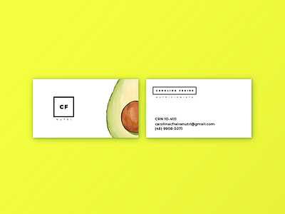 Carolina Freire Nutritionist branding design fruit graphic illustration logo nutritionist stationary