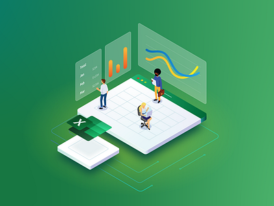 Isometric Excel Microsoft