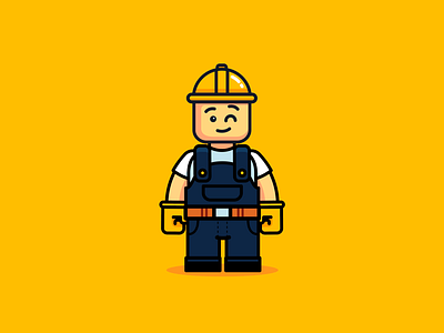 Merci Jack Style Rebrand branding brick build character design concept design illustration lego ui vector