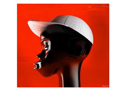 Untitled character with cap 3d 3d art art direction artwork c4d design illustration mask