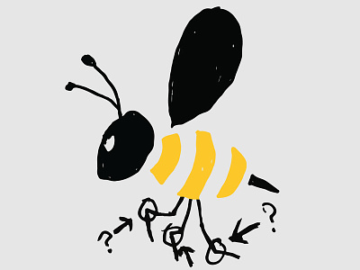 Doodling back to a tweet bee doodle stinger tweet what yellow