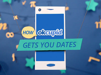 OkCupid video bumper cutouts handmade paper cut video x acto