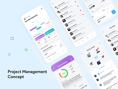 Project management app design minimal projectmanagement ui ux