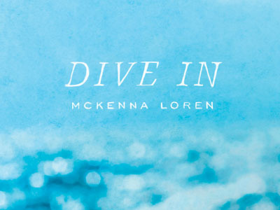 Dive In album cover hand lettering