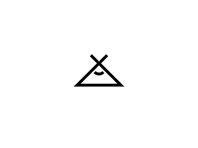 Western National Park Branding design icon illustration indian line logo mark minimal mountain teepee unused washington
