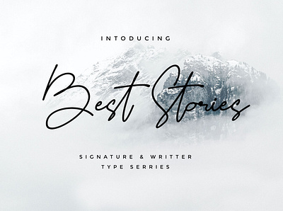 Best Stroies best brand branding design envanto font font design lettering logo rantautype stories type