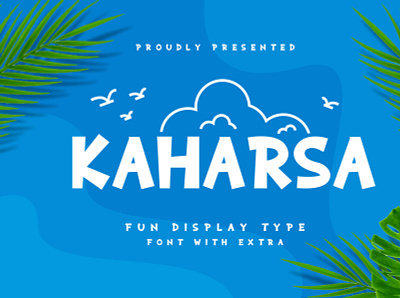 Kaharsa brand branding design font font design kaharsa logo rantautype type