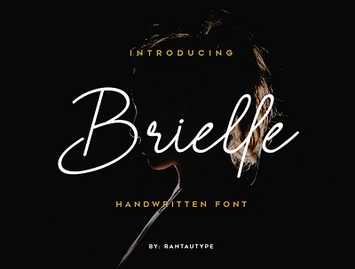 Brielle brand branding branding design design elegant font font design fonts freebies lettering logo luxury market rantautype type