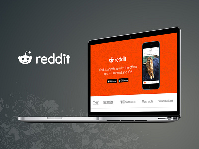 Reddit app branding design ios user experience logo ui user interface ux vector web website