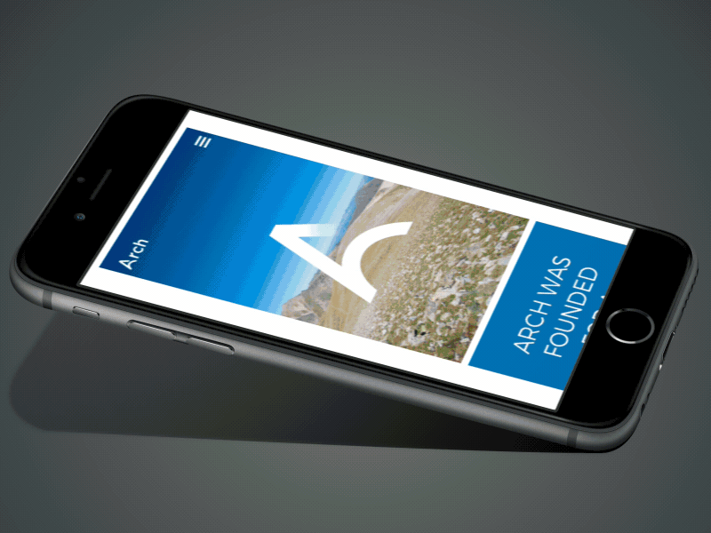 Arch - Mobile site app branding design flat icon illustration ios logo ui ux type vector web