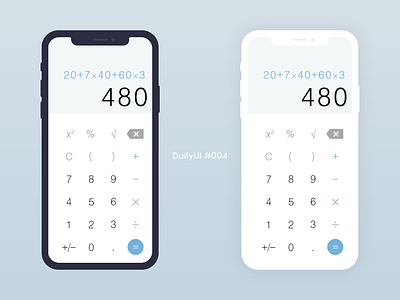 DailyUI 004-Calculator 004 app calculator dailyui dailyui 004 dailyui004 design ui