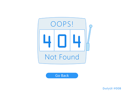 DailyUI 008-404 Page 404 404 error 404 error page 404 not found 404page dailyui dailyui 008 dailyui008 design not found web