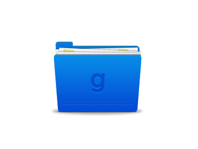 folder blue document documents folder icon illustration