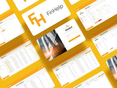 FinHelp business financial services uidesign web app