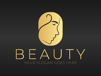 Beauty Girl Logo Design Template