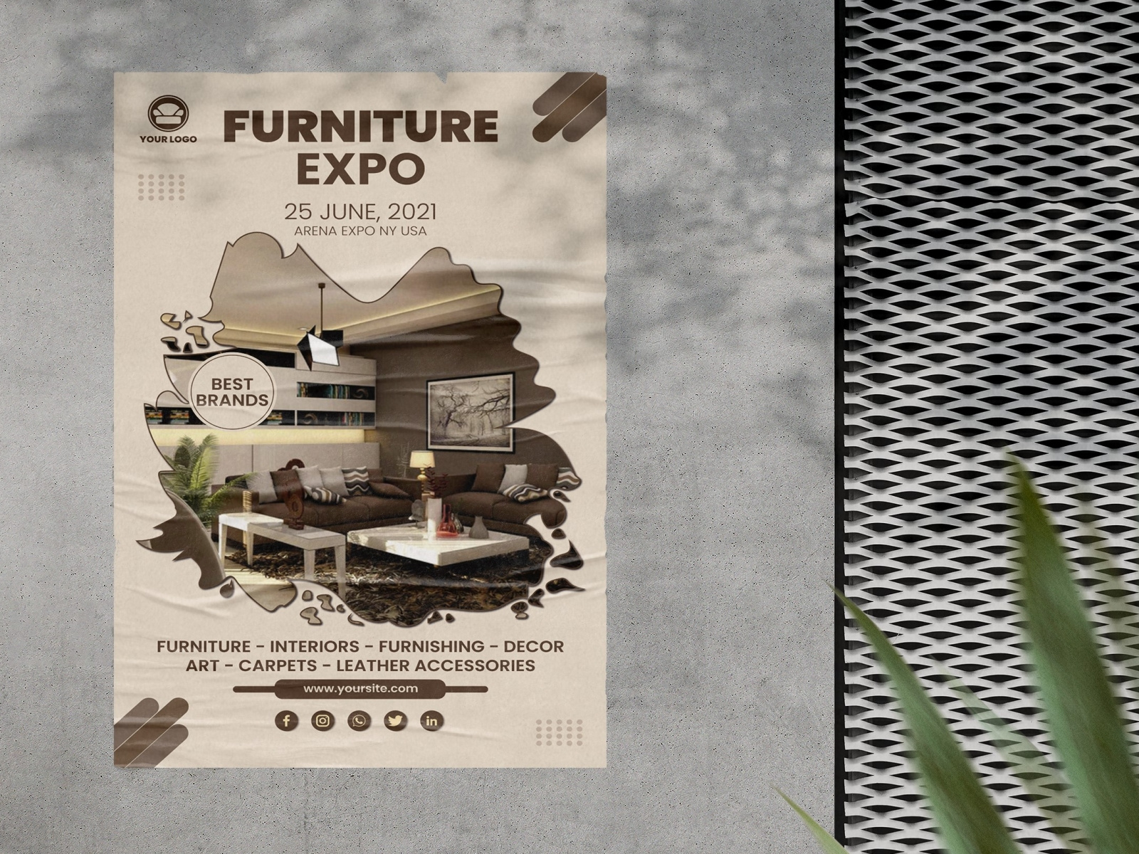 Furniture Expo Poster Design by ALFAYSAL 360 on Dribbble