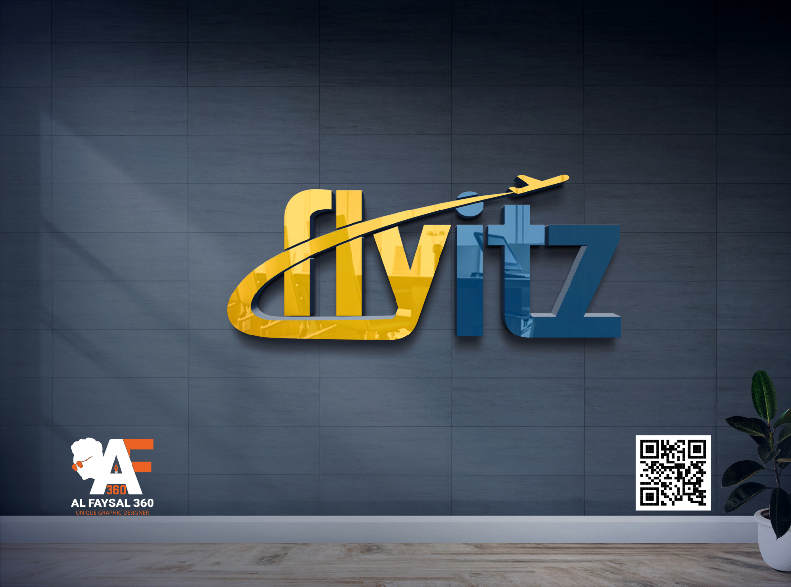 Logo Design For A Uk Travel Agency Flyitz By Alfaysal 360 On Dribbble