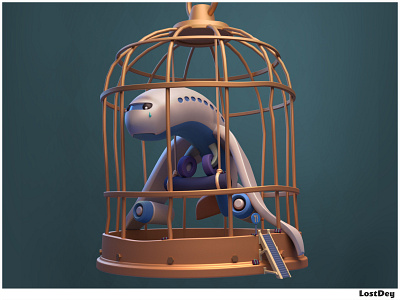 Captivity... 3d cartoon character character design creative design flying illustration lockdown travel traveling webcomic