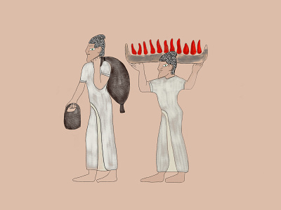 Phoenicians with gifts