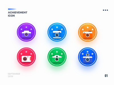 Achievement icon 徽章成就图标 design icon ui