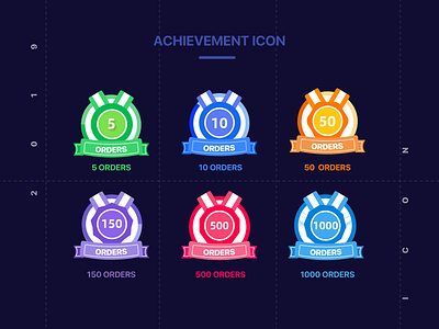 Achievement icon design icon illustration logo ui