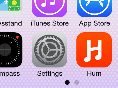 Hum Icon iOS 7 hum icon ios7