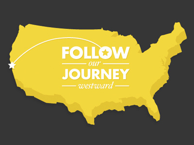 Follow Our Journey adobe moving road trip