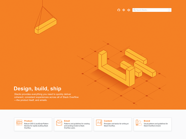 Stackoverflow.design by Aaron Shekey for Stack Overflow on Dribbble