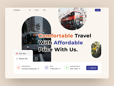 Treebus - Bus And Travel Agency Landing Page