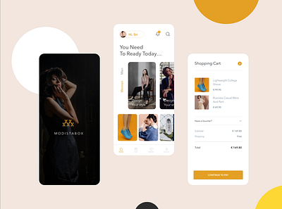 Shopping App app branding design minimal shopping ui ux