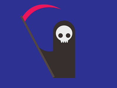 Simple ghost illustration