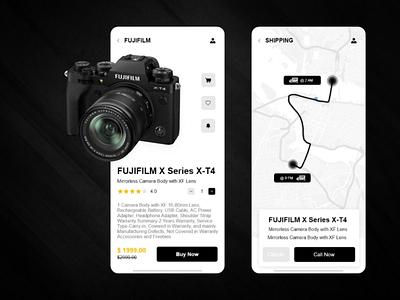 Fujifilm camera Shopping app