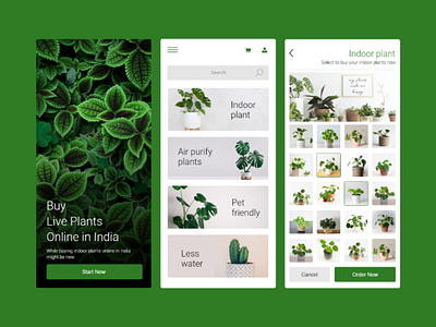 Plant shopping Mobile APP