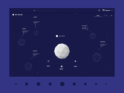 Creative Website Design for Planets
