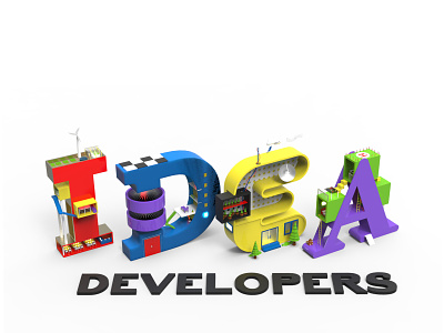 Idea Developers 3d design illustration web