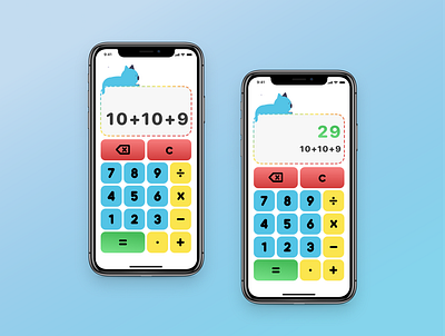 Daily UI Challenge: Calculator app appdesign calculator calculator app calculator ui childrens dailyui dailyuichallenge design ui