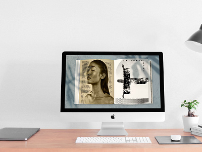 iMac on Desk Mockup