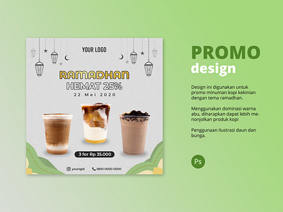 Promo Design Coffee Cup coffee cup indonesia promotion ramadhan
